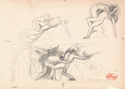 Possibly Hell, Adam and Eve by George Romney